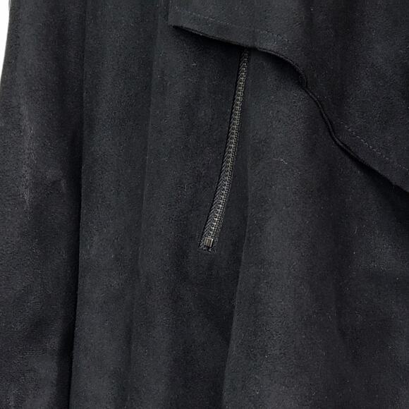 Rustic Royals Womens Large Black Waterfall Blazer Jacket - Picture 8 of 10